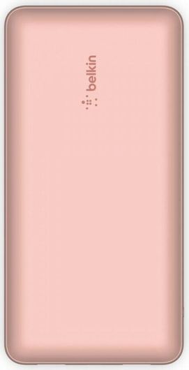 Belkin BPB012btRG Power Bank 20000mAh 15W με 2 Θύρες USB-A & Θύρα USB-C Ροζ Χρυσό