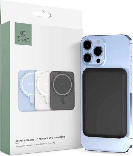 Power Bank Tech-Protect PB11 Lifemag MagSafe 10000mAh 15W με Θύρα USB-C Μαύρο