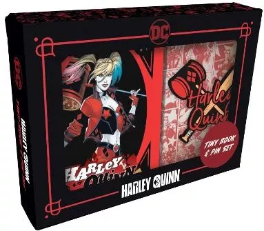 DC Comics: Harley Quinn Tiny Book and Pin Set