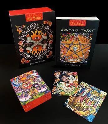 Bonefire Tarot Box Set with 78 Cards and Guide Book