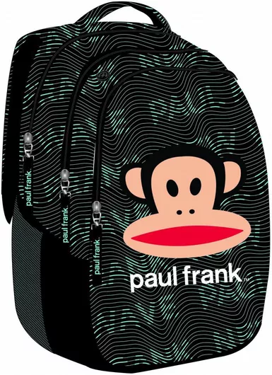 Σχολική Τσάντα Πλάτης Δημοτικού Paul Frank Game 30x30x48cm Μπλε