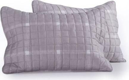Μαξιλαροθήκες Nef-Nef Henry Σετ 52x72cm Grey