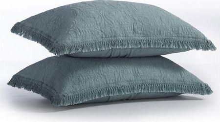 Μαξιλαροθήκες Nef-Nef March Blue Σετ 52x72cm Aqua