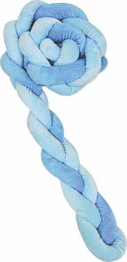 Πάντα Κούνιας Kikka Boo Πλεξούδα 180x12cm Μπλε