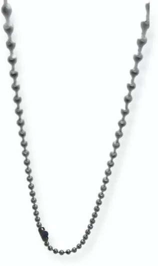Ananna Creations Gunmetal Αλυσίδα από Ανοξείδωτο Ατσάλι Μαύρο