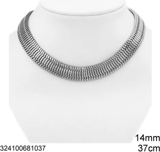 Ananna Creations Statement Goose Choker από Ανοξείδωτο Ατσάλι Ασημί