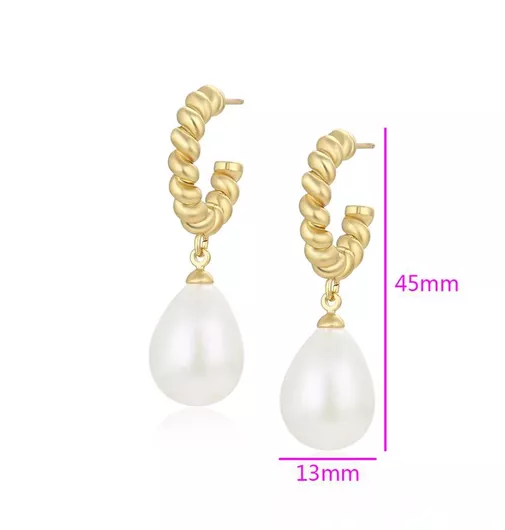 Chrysothemiss Golden Pearl Drop με Πέρλες