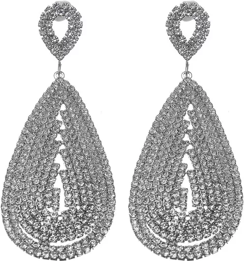 Bag to Bag lyod 7-9-1-SILVER Κρεμαστά από Ανοξείδωτο Ατσάλι με Πέτρες 