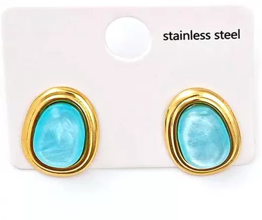 Bag to Bag RX-S008-GOLD Καρφωτά από Ανοξείδωτο Ατσάλι Γεωμετρικό 