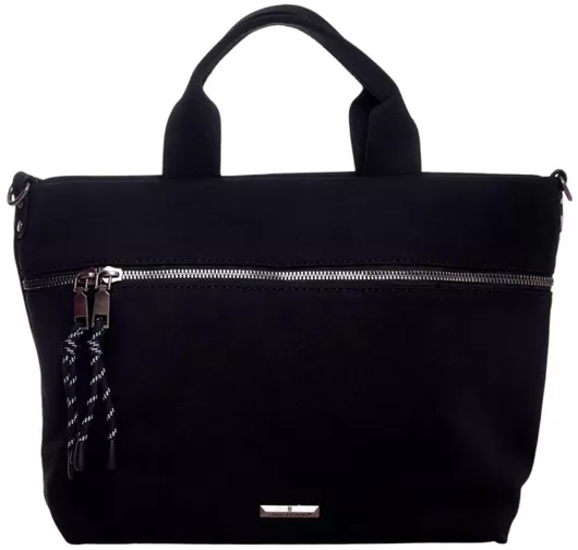 Bag to Bag ΗΥ2168-BLACK Μεγάλη Χειρός Shopper από Δέρμα Μαύρο