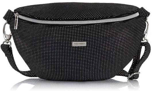 Paolo Peruzzi Δερμάτινη Γυναικεία Τσάντα Χιαστί Μαύρο