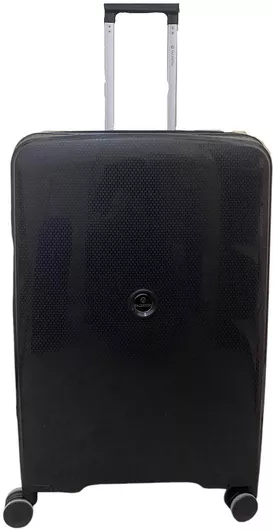 Felbags Βαλίτσα Μεγάλη Ταξιδίου Σκληρή Μαύρο με 4 Ρόδες Ύψους 75cm