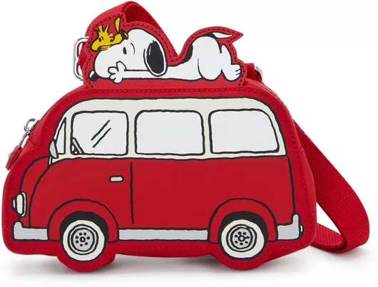 Kipling Peanuts Ώμου Van Bag Restless Red