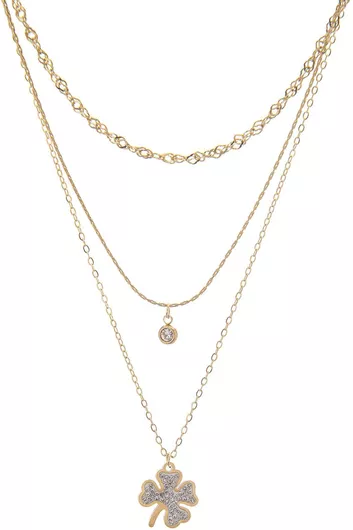 Bag to Bag MN4324-41 Διπλή Αλυσίδα με Πέτρες