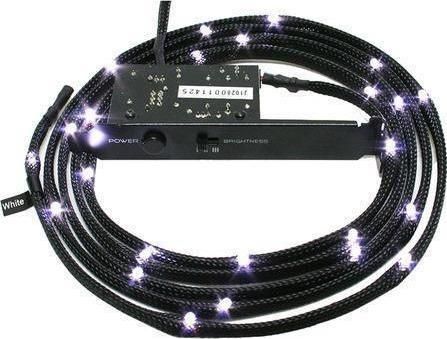 LED Strip NZXT Sleeved 1m LED Kit Λευκό