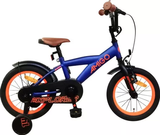 Amigo Explorer 14" Παιδικό Ποδήλατo BMX Μπλε