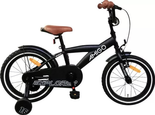 Amigo Explorer 16" Παιδικό Ποδήλατo BMX Μαύρο