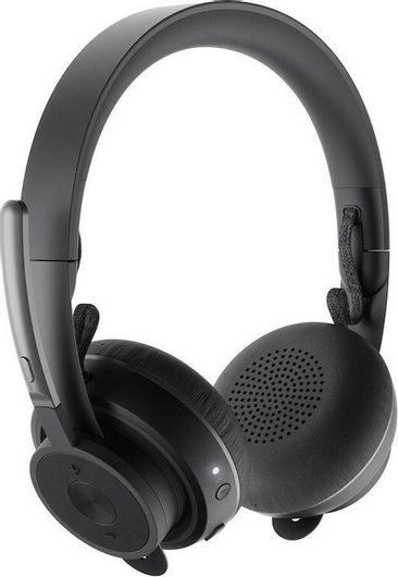 Multimedia Headset Logitech Zone Wireless UC On Ear με Μικροφωνο και Σύνδεση Bluetooth / USB-A