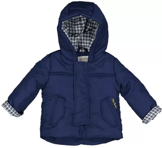 Birba Trybeyond Παιδικό Casual Μπουφάν Κοντό με Κουκούλα Navy Blue