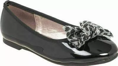 Adam's Shoes Παιδικές Μπαλαρίνες Λουστρίνι Μαύρο
