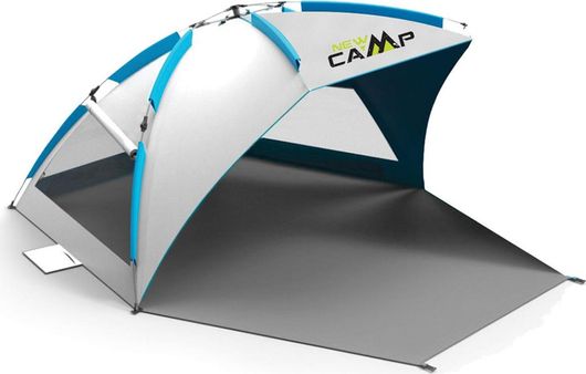 Τέντα / Σκίαστρο Παραλίας New Camp με Αυτόματο Μηχανισμό Shelter Λευκό