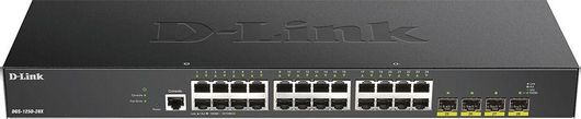 Switch D-Link DGS-1250-28X με 24 Θύρες Ethernet Μαύρο