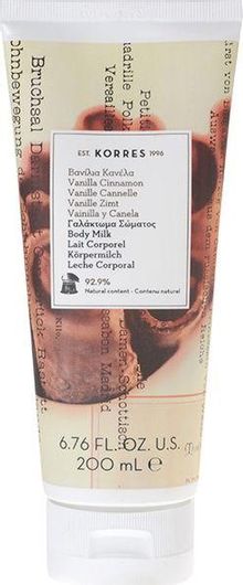 Korres Ενυδατικό Γαλάκτωμα Σώματος με Άρωμα Βανίλια για Ξηρές & Ευαίσθητες Επιδερμίδες 200ml