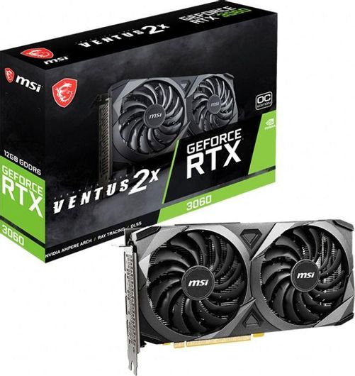 Κάρτα Γραφικών MSI GeForce RTX 3060 12GB GDDR6 Ventus 2X OC