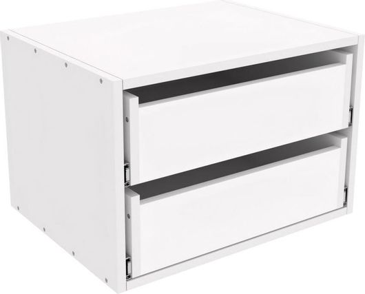 Συρταριέρα Ντουλάπας Woodfit Εσωτερική με 2 Συρτάρια και Φρένο 40x90x46cm