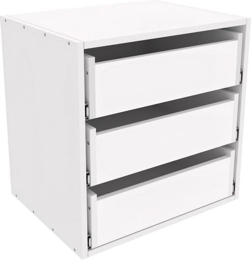 Συρταριέρα Ντουλάπας Woodfit Εσωτερική με 3 Συρτάρια και Φρένο 60x40x46cm