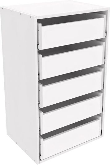 Συρταριέρα Ντουλάπας Woodfit Εσωτερική με 5 Συρτάρια και Φρένο 100x70x46cm