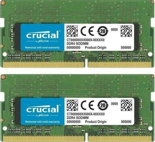 Μνήμη RAM Crucial 32GB DDR4 SODIMM 3200 Mhz 2x16GB