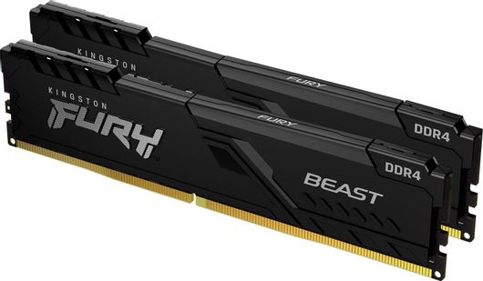 Μνήμη RAM Kingston Fury Beast 32GB DDR4 CL16 3200 Mhz 2x16GB
