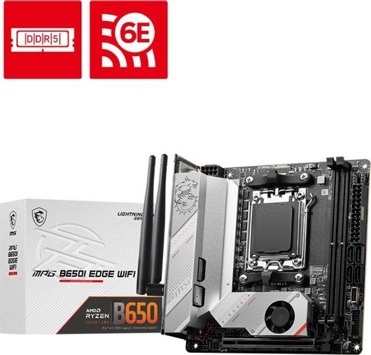 Μητρική Κάρτα MSI MPG B650I EDGE WIFI Mini ITX με AMD AM5 Socket