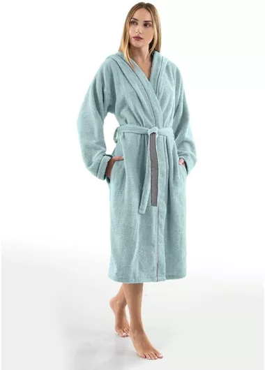 Μπουρνούζι Guy Laroche Casual με Κουκούλα Sky Large