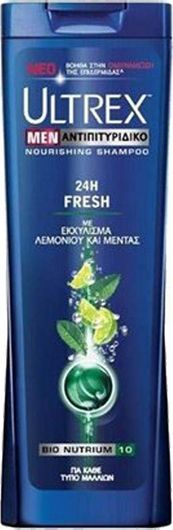 Ultrex Men 24h Fresh Σαμπουάν κατά της Πιτυρίδας για Όλους τους Τύπους Μαλλιών 360ml