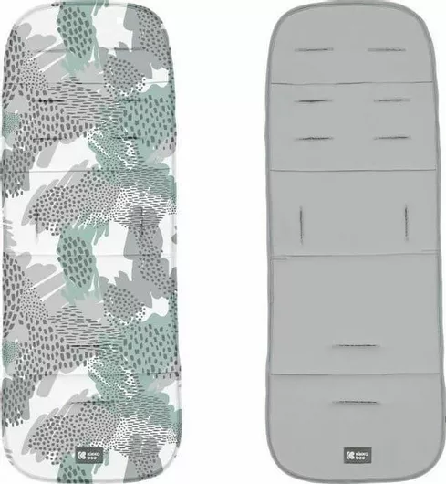 Κάλυμμα Καροτσιού Kikka Boo Memphis Διπλής Όψης 32x82x1.5cm Γκρι