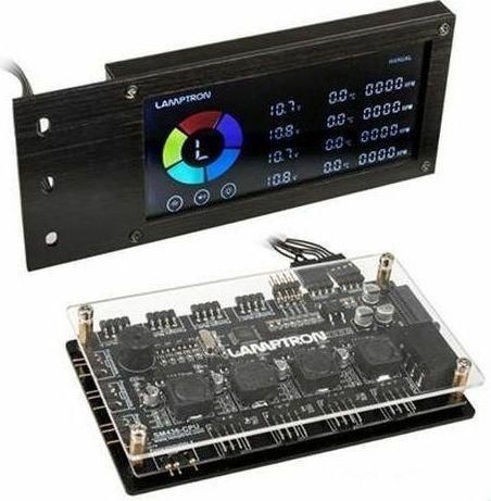 Case Panel Lamptron SM436 Sync Edition Μαύρο