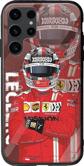 Formula 1 - Charles Leclerc Samsung Galaxy S23 Ultra 5G Groove TPU(Tempered Glass και TPU)