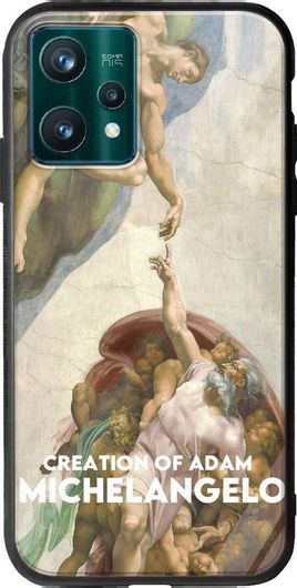Michelangelo Realme 9 5G Groove TPU(Tempered Glass και TPU)