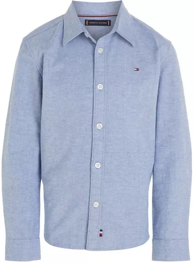 Tommy Hilfiger Παιδικό Πουκάμισο Μακρυμάνικο blue Oxford