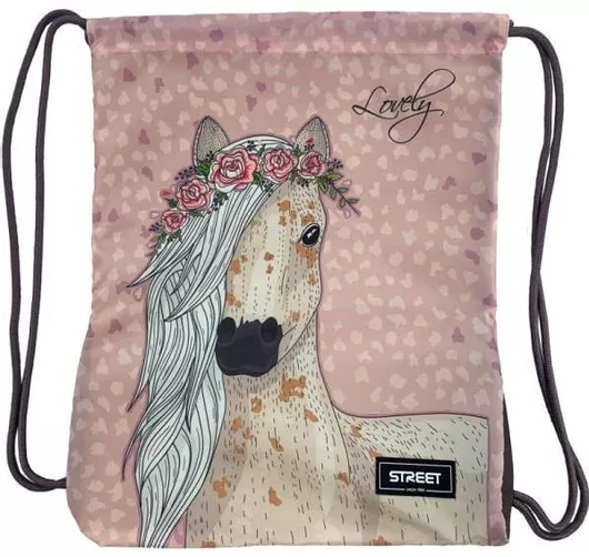 Street Παιδική Τσάντα Πουγκί Ροζ 35x44cm