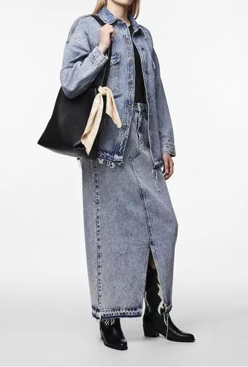 Pieces Γυναικείο Μπλε Overshirt