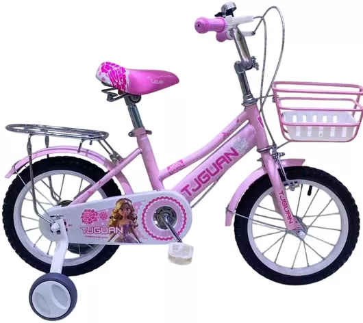 TJG 12" Παιδικό Ποδήλατo Πόλης Ροζ