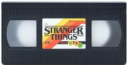 Επιτραπέζιο Διακοσμητικό Φωτιστικό Paladone Stranger Things VHS Logo Πίνακας LED Μαύρο