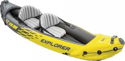 Καγιάκ Intex Explorer K2 68307 Φουσκωτό Θαλάσσης 2 Ατόμων Κίτρινο