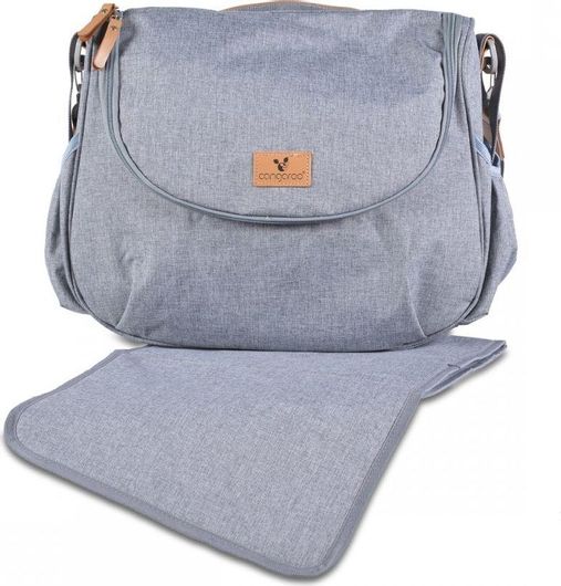 Τσάντα-Αλλαξιέρα Cangaroo Naomi Ώμου / Χειρός 43x40cm Γκρι