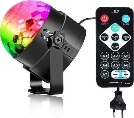 Επιτραπέζιο Διακοσμητικό Φωτιστικό Party Light YB-689 RGB LED Μαύρο