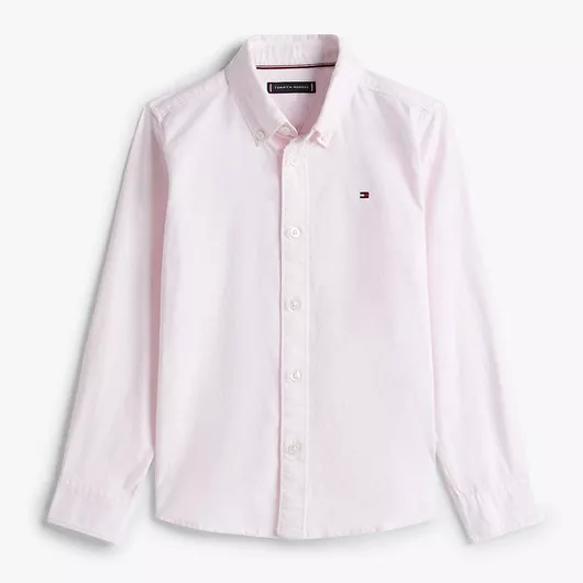 Tommy Hilfiger KB0KB10192-TOG Flag Oxford Μακρυμάνικο Ροζ