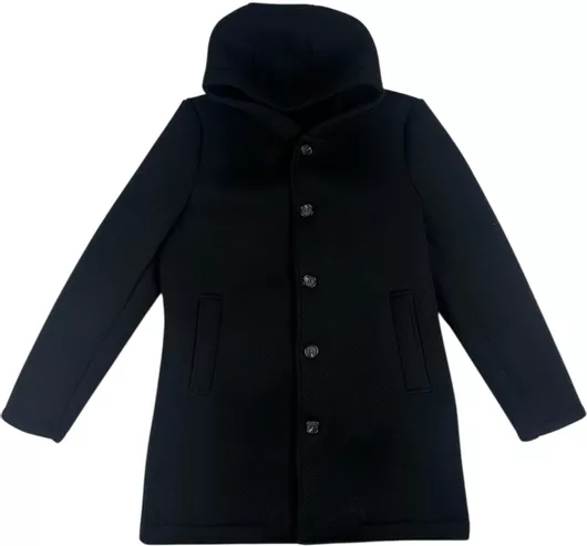 Ημίπαλτο με Κουκούλα SK5202-3 Μαύρο